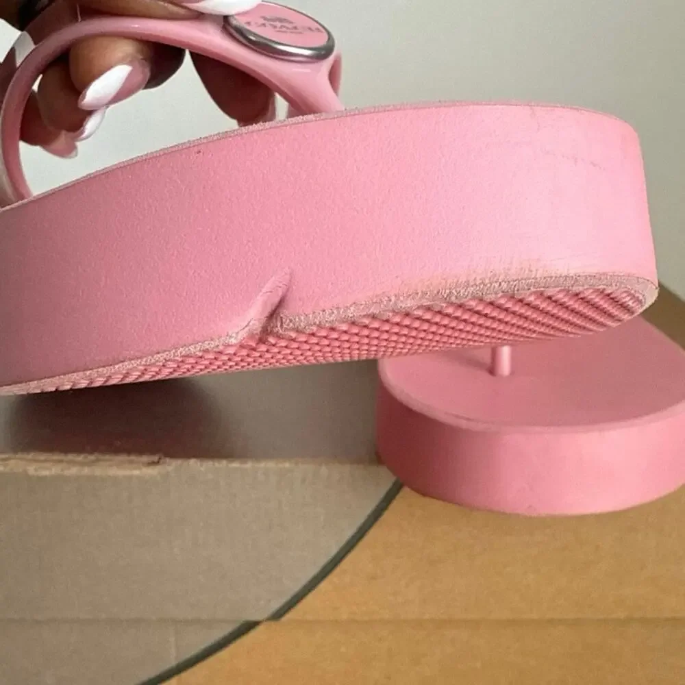 COACH Vianna ‘Flower Pink’ Women Wedge Sandals- SZ 7
